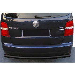 Protezione Posteriore AK002 Nera (1 pz, Acciaio Inox) Volkswagen Touran 2003-2010