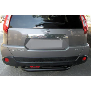 Staffa Posteriore AK007 Nera (2 pz, Acciaio Inox)