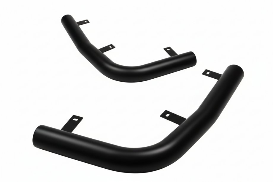 Citroen Jumpy 1996-2007 Angolari posteriori AK003 Nero (2 pz, acciaio inox) Foto 1