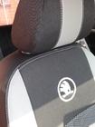 Skoda Octavia II A5 2006-2010 Coprisedi Auto (Similpelle↗Tessuto, Premium) foto 17