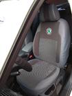 Skoda Octavia II A5 2010-2013 Coprisedi Auto (Similpelle↗Tessuto, Premium) foto 4