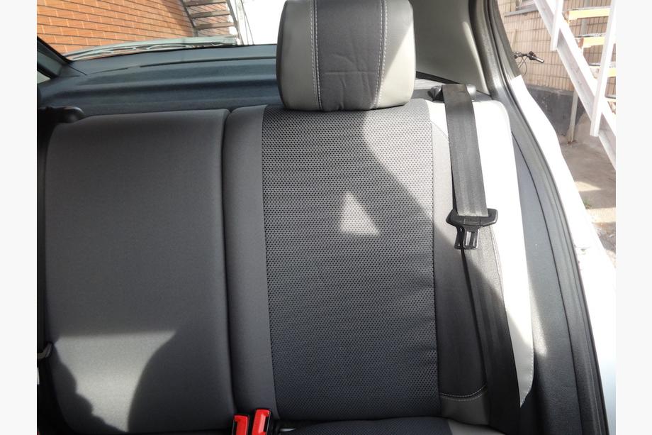 Skoda Octavia II A5 2010-2013 Coprisedi Auto (Similpelle↗Tessuto, Premium) Foto 13