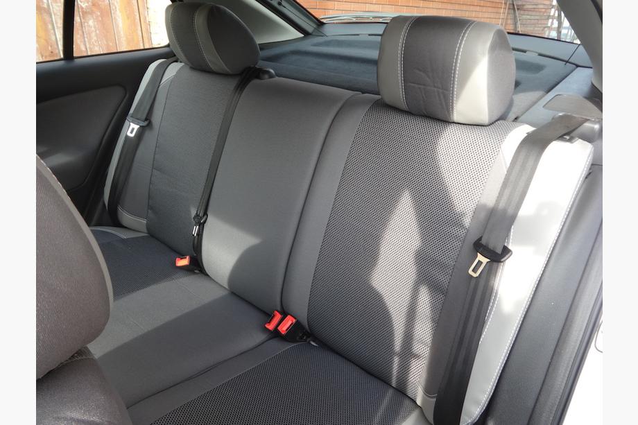 Skoda Octavia II A5 2010-2013 Coprisedi Auto (Similpelle↗Tessuto, Premium) Foto 22