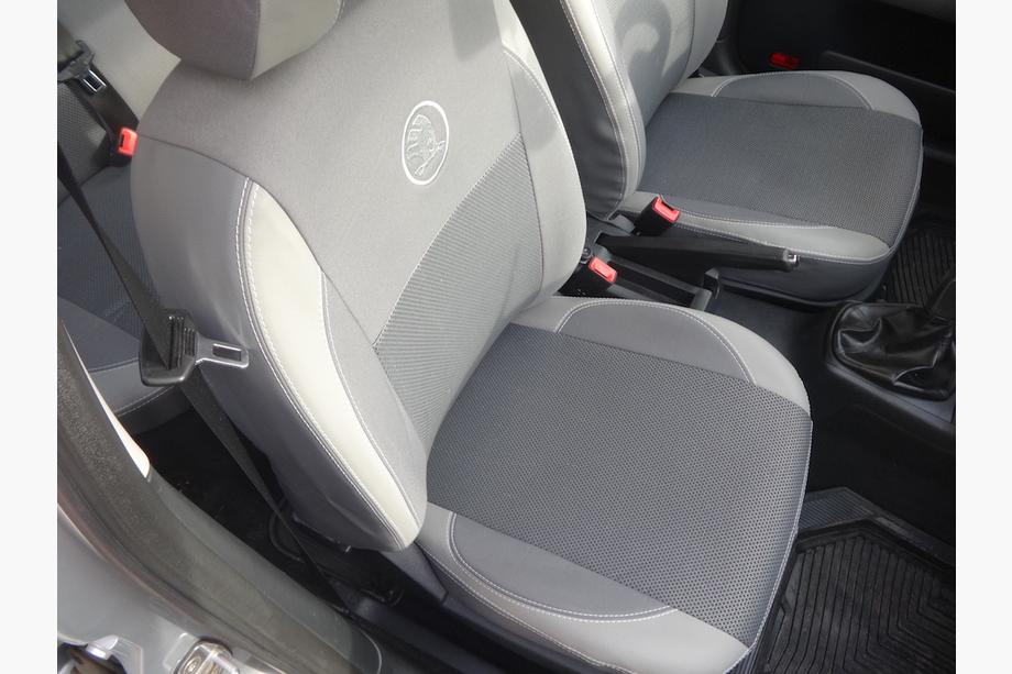 Skoda Octavia II A5 2010-2013 Coprisedi Auto (Similpelle↗Tessuto, Premium) Foto 31