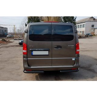 Protezione Angolare Posteriore AK003 Nero (Acciaio Inox) foto 3