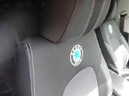 Skoda Superb 2001-2009 Coprisedi Auto (Similpelle↗Tessuto, Premium) foto 13