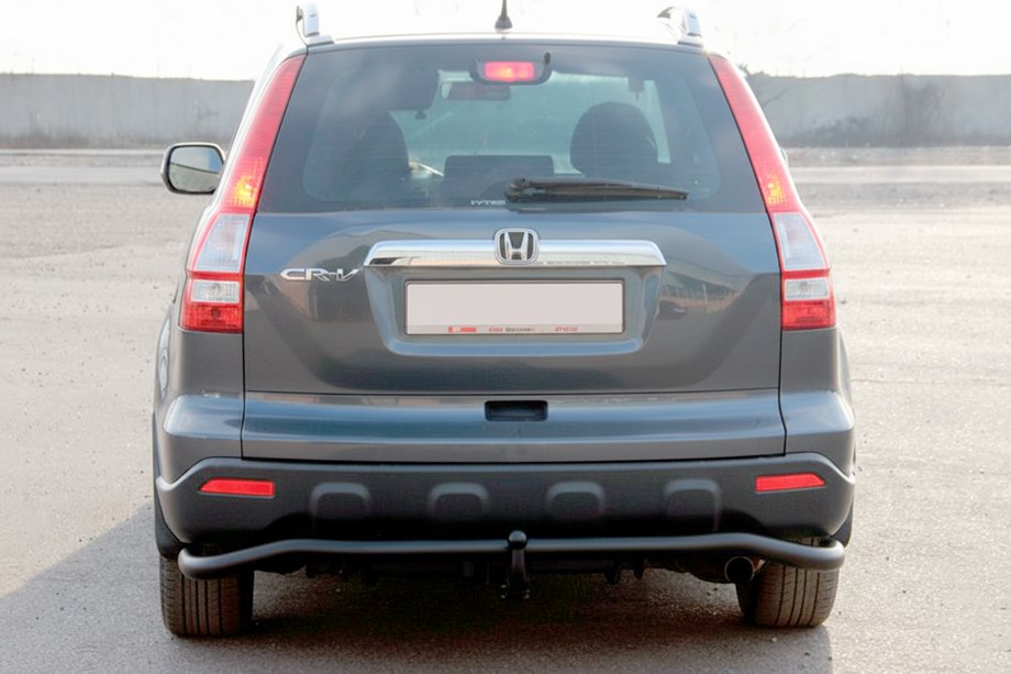 Honda CRV 2007-2011 Barra Posteriore AK008 Nera (Acciaio Inox) Image