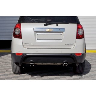 Barra Posteriore AK007 Nera (Acciaio Inox) Chevrolet Captiva 2006-2019 foto 2