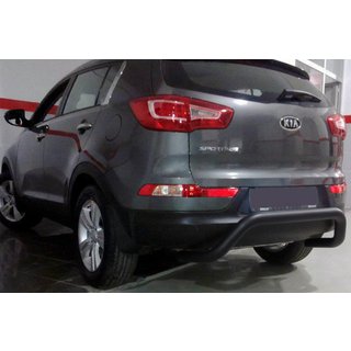 Barra Posteriore AK007 Nera (Acciaio Inox) Kia Sportage 2010-2015 foto 1