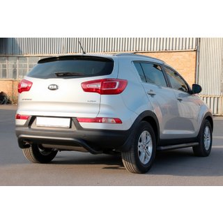 Barra Posteriore AK007 Nera (Acciaio Inox) Kia Sportage 2010-2015 foto 3