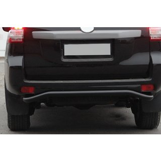Barra Posteriore AK008 Nera (Acciaio Inox) Toyota Land Cruiser Prado 150 2009-2023 foto 2