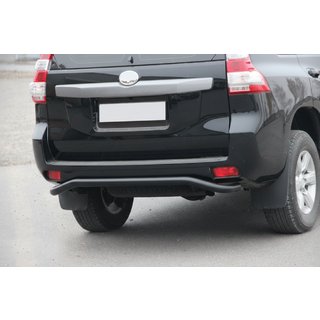 Barra Posteriore AK008 Nera (Acciaio Inox) Toyota Land Cruiser Prado 150 2009-2023 foto 3