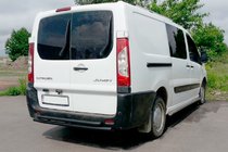 Citroen Jumpy 2007–2017 Roll Bar Posteriore Double Black (Acciaio Inox) foto 2