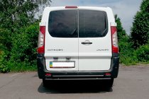 Citroen Jumpy 2007–2017 Roll Bar Posteriore Double Black (Acciaio Inox) foto 3