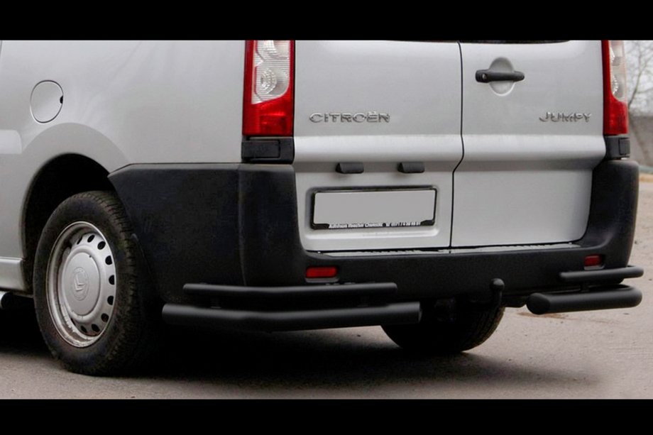 Citroen Jumpy 2007–2017 Angolari posteriori Double Black (2 pz, acciaio inox) Foto 1