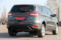 Ford Kuga 2008-2013 Barra Posteriore AK007 Nera (Acciaio Inox) foto 2