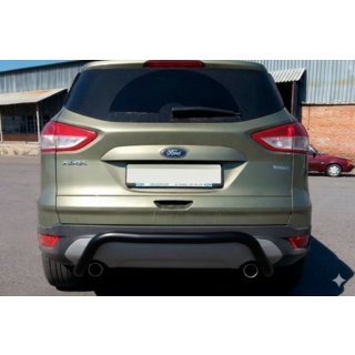 Barra Posteriore AK007 Nera (Acciaio Inox) Ford Kuga 2008-2013 foto 3