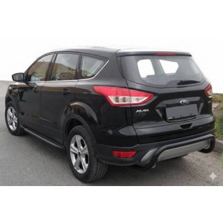 Barra Posteriore AK007 Nera (Acciaio Inox) Ford Kuga 2008-2013 foto 4