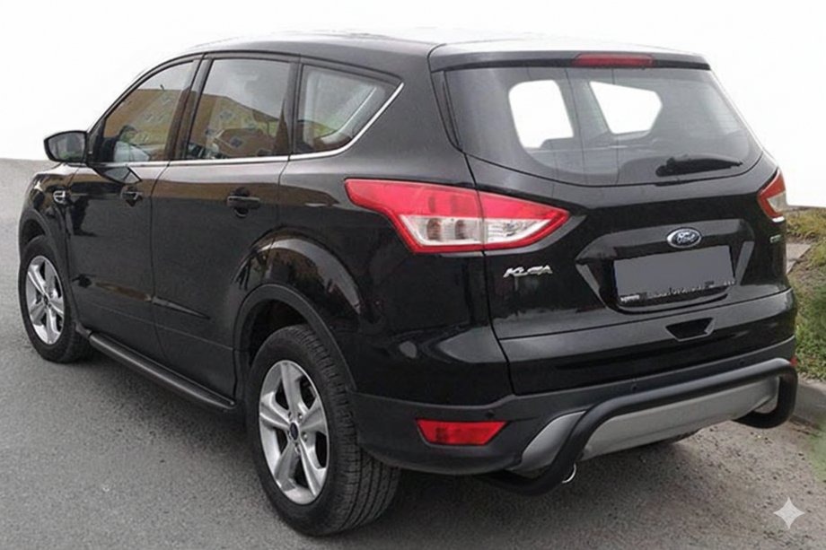 Ford Kuga 2008-2013 Barra Posteriore AK007 Nera (Acciaio Inox) Foto 4