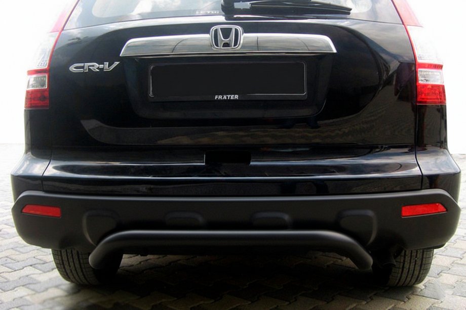 Honda CRV 2007-2011 Barra Posteriore AK007 Nera (Acciaio Inox) Image