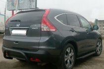 Honda CRV 2012-2016 Barra Posteriore AK007 Nera (Acciaio Inox) foto 2