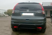 Honda CRV 2012-2016 Barra Posteriore AK007 Nera (Acciaio Inox) foto 3