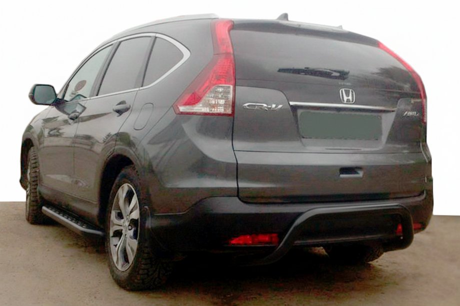 Honda CRV 2012-2016 Barra Posteriore AK007 Nera (Acciaio Inox) Image