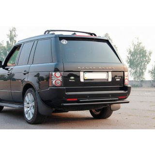 Roll Bar Posteriore Doppio AK002 Nero (Acciaio Inox) Range Rover III L322 2002-2012 foto 1