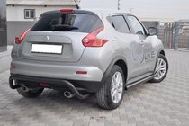 Nissan Juke 2010-2019 Barra Posteriore AK007 Nera (Acciaio Inox) foto 5