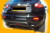 Nissan Juke 2010-2019 Barra Posteriore AK007 Nera (Acciaio Inox) foto 10