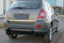 Opel Antara 2006-2017 Barra Posteriore AK007-1 Nera (Acciaio Inox) foto 1