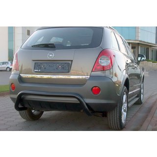 Barra Posteriore AK007-1 Nera (Acciaio Inox) Opel Antara 2006-2017 foto 1