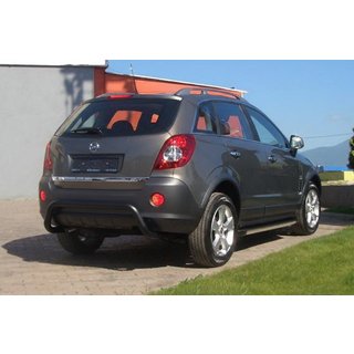 Barra Posteriore AK007-1 Nera (Acciaio Inox) Opel Antara 2006-2017 foto 2