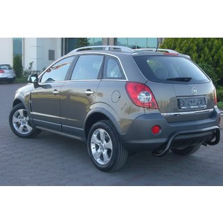 Barra Posteriore AK007-1 Nera (Acciaio Inox) Opel Antara 2006-2017 foto 3