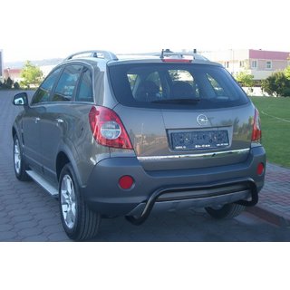 Barra Posteriore AK007-1 Nera (Acciaio Inox) Opel Antara 2006-2017 foto 4