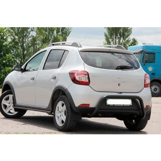 Barra Posteriore AK007 Nera (Acciaio Inox) Dacia Sandero 2013-2020 foto 3