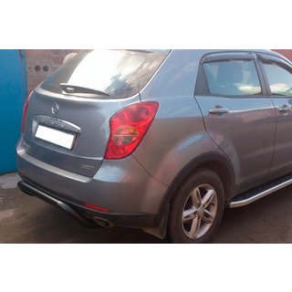 Barra Posteriore AK007 Nera (Acciaio Inox) SsangYong Korando 2010-2019 foto 4