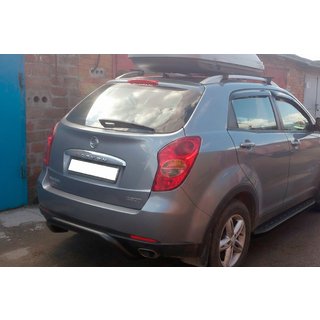 Barra Posteriore AK007 Nera (Acciaio Inox) SsangYong Korando 2010-2019 foto 2