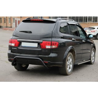 Barra Posteriore AK007 Nera (Acciaio Inox) SsangYong Kyron 2005-2014 foto 1