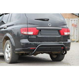 Barra Posteriore AK007 Nera (Acciaio Inox) SsangYong Kyron 2005-2014 foto 2