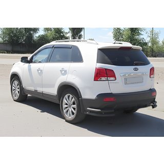 Angolari Posteriori Doppi AK003-Doppio Black (Acciaio Inox) Kia Sorento II XM 2009-2014 foto 4