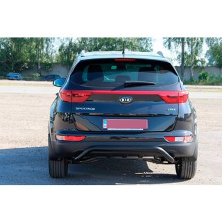 Protezione Posteriore AK007 Nero (Acciaio Inox) Kia Sportage 2015-2021 foto 3