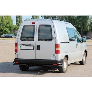 Angolari posteriori doppi AK003 Double Black (acciaio inox) Citroen Jumpy 1996-2007 foto 2