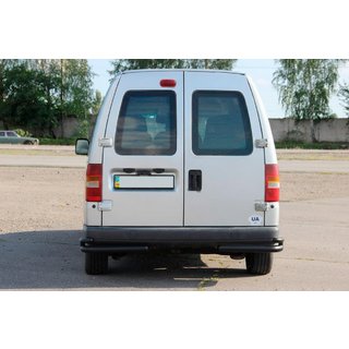 Angolari posteriori doppi AK003 Double Black (acciaio inox) Citroen Jumpy 1996-2007 foto 3