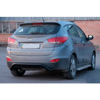 Protezione Posteriore AK007 Nero (Acciaio Inox) Hyundai IX-35 2010-2015 foto 2