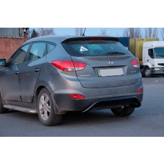 Protezione Posteriore AK007 Nero (Acciaio Inox) Hyundai IX-35 2010-2015 foto 3