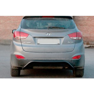 Protezione Posteriore AK007 Nero (Acciaio Inox) Hyundai IX-35 2010-2015 foto 1