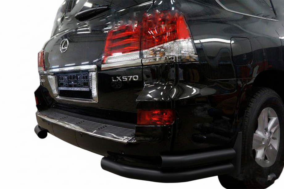 Lexus LX570/450d 2008-2022 Angolari Posteriori Doppi Black (Acciaio Inox) Image