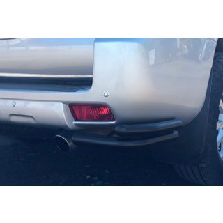 Angolari Posteriori AK003-Doppio Black (Acciaio Inox) Toyota Land Cruiser Prado 150 2009-2023 foto 2