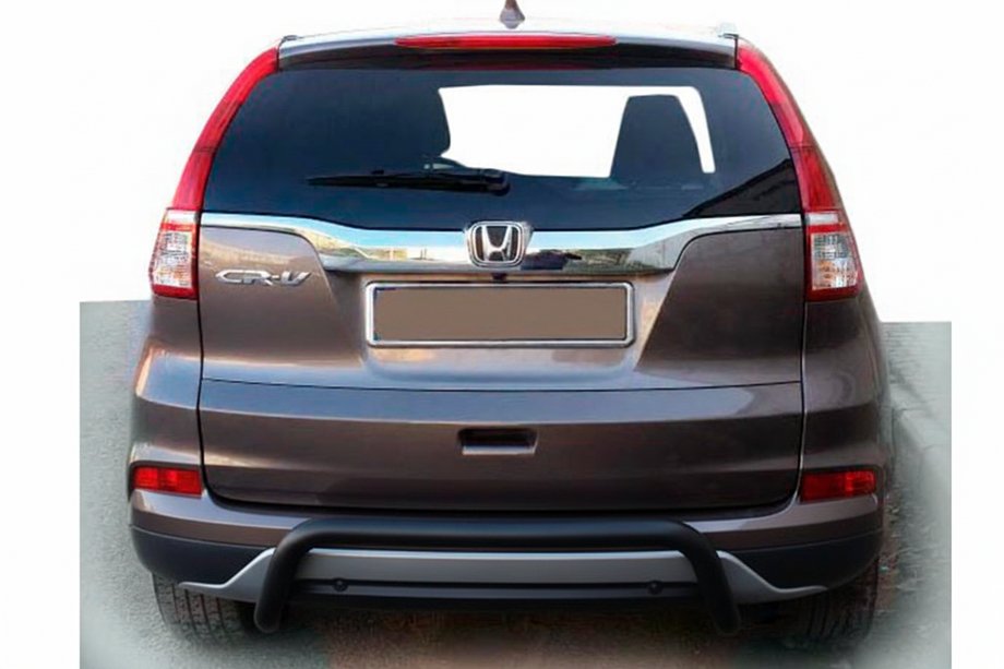 Honda CRV 2017-2022 Barra Posteriore AK007 Black (2016-2019, Acciaio Inox) Foto 1